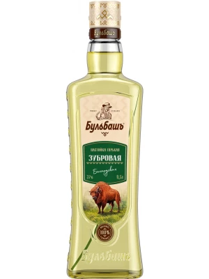 Настойка Бульбашъ Зубровая Беларуская, настойка горькая 0.5 л