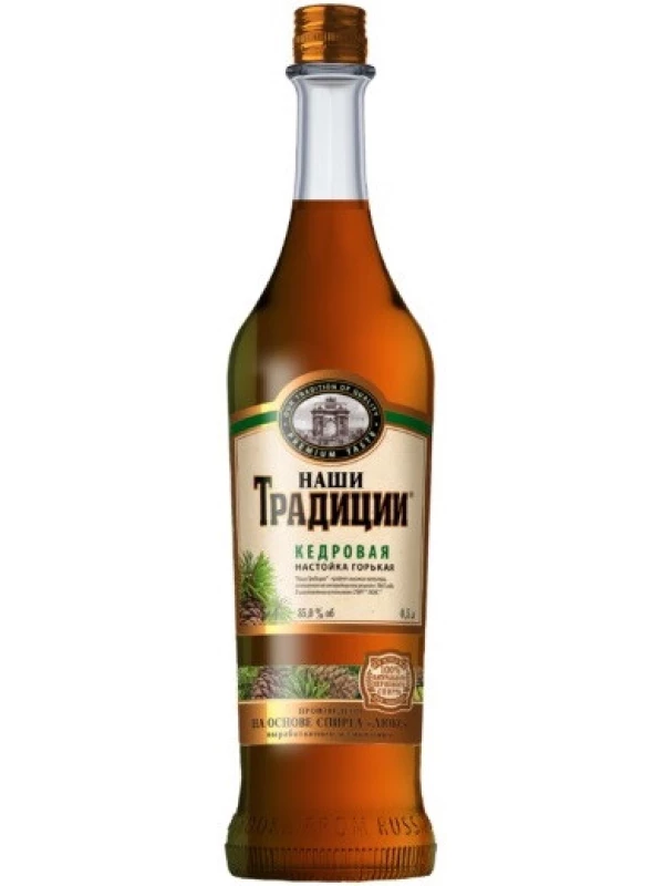 Наши Традиции Кедровая, настойка горькая