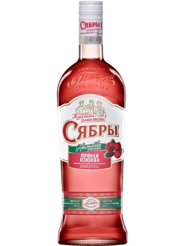 Сябры Пряная клюква, настойка горькая