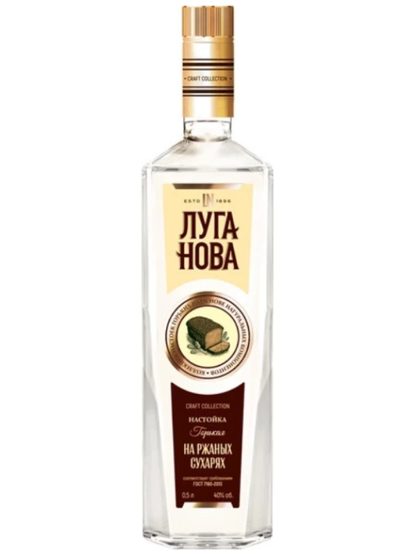 Луганова на Ржаных Сухарях, настойка горькая