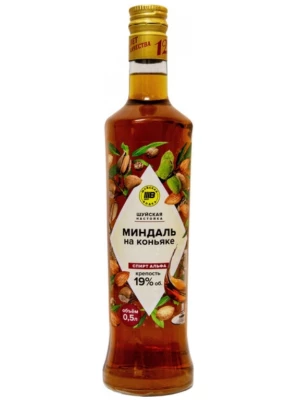 Настойка Шуйская Миндаль на Коньяке, настойка полусладкая 0.5 л