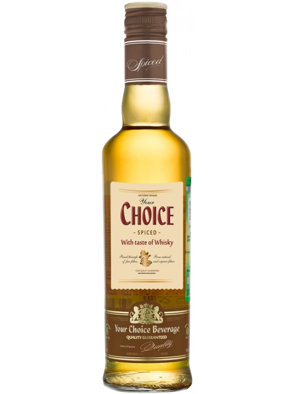 Your Choice Spiced with taste of Whisky