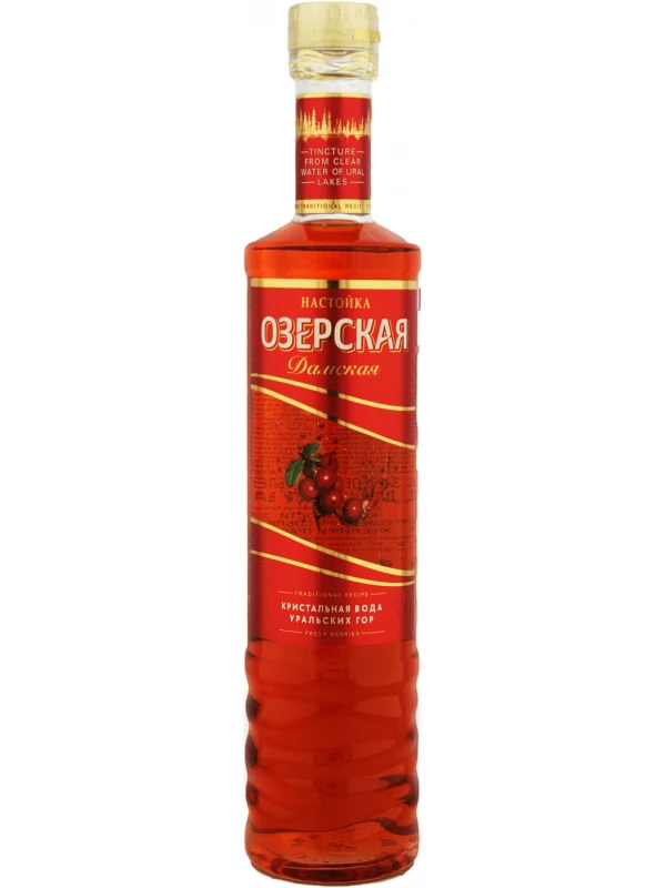 Озёрская Дамская клюквенная, настойка полусладкая