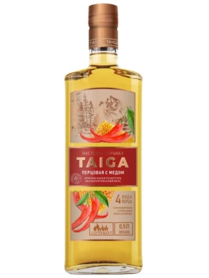 Настойка Taiga Percovaya s Medom, Bitter 0.5 л