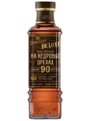 Настойка Demiroff De Luxe, Vyderzhannyj na Kedrovyh Orekhah, Bitter 0.5 л