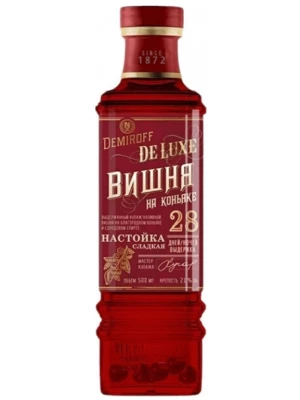 Настойка Demiroff De Luxe Vishnya na Konyake 0.5 л