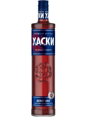 Настойка Хаски Ягодный микс, настойка горькая 0.5 л