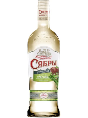 Настойка Сябры На траве Зубровка, настойка горькая 0.5 л