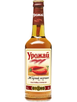 Настойка Урожай Жгучий перчик, настойка горькая 0.5 л