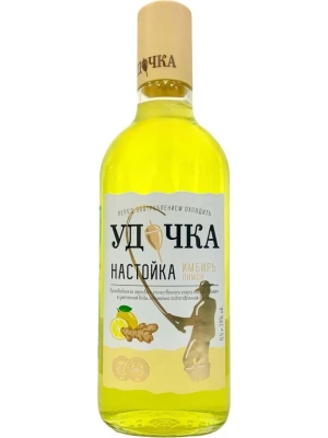 Настойка Удочка Имбирь Лимон, настойка сладкая 0.5 л