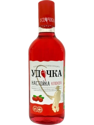 Настойка Удочка Клюква, настойка сладкая 0.5 л