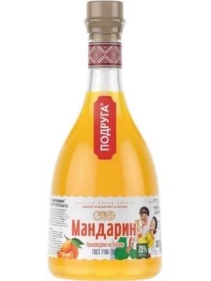 Настойка Подруга Мандариновая, Настойка сладкая 1.5 л