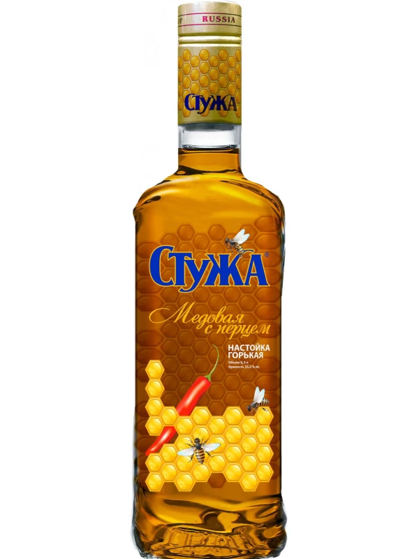 Альфа Люкс, Стужа Медовая с перцем, настойка горькая