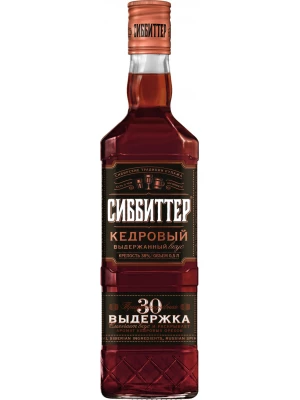 Настойка Сиббиттер Сибирский Специалитет, Кедровая выдержанная, настойка горькая 0.5 л