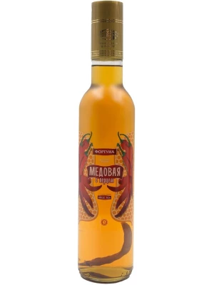 Настойка Фортуна, Медовая с перцем, настойка горькая 0.25 л