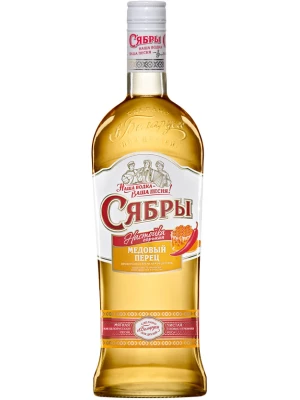 Настойка Сябры Медовый перец, настойка горькая 0.5 л