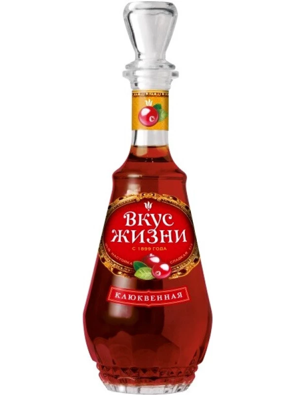 Вкус жизни Клюквенная, Настойка сладкая