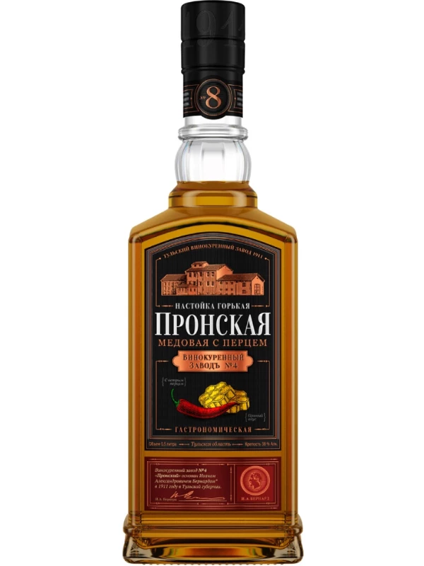 Пронская Медовая с Перцем, настойка