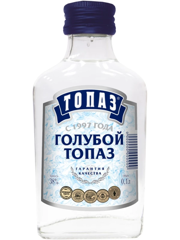Голубой топаз, настойка горькая (фляжка)