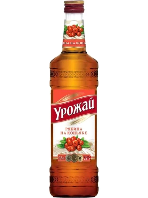 Урожай Рябина на коньяке