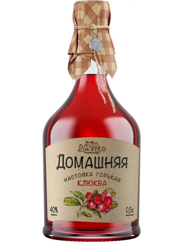 Домашняя Клюква, настойка горькая