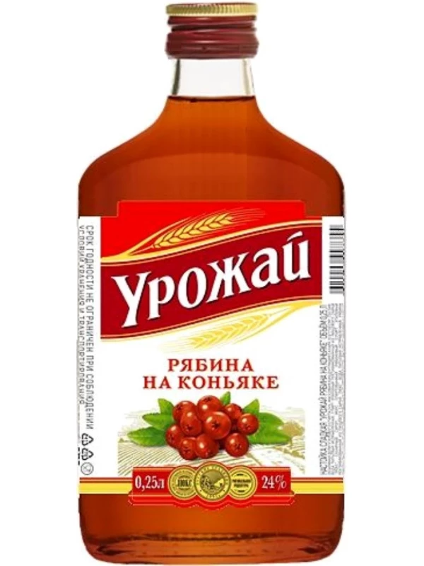 Урожай Рябина на коньяке