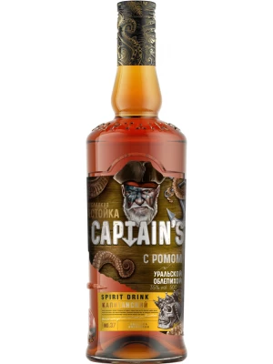 Настойка Captain's with Rum and Ural Sea Buckthorn 0.5 л