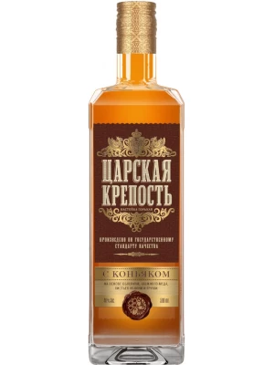 Настойка Царская Крепость с Коньяком, Настойка горькая 0.5 л