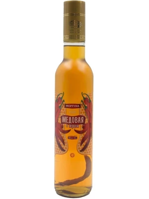 Настойка Фортуна, Медовая с перцем, настойка горькая 0.5 л