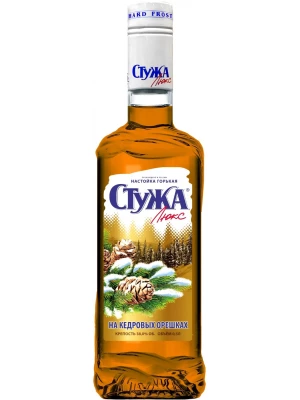 Настойка Альфа Люкс, Стужа Люкс на Кедровых Орешках, Настойка горькая 0.5 л