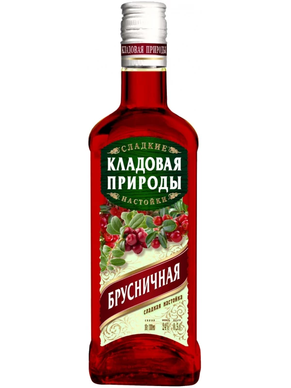 Альфа Люкс, Кладовая Природы Брусничная, Настойка сладкая