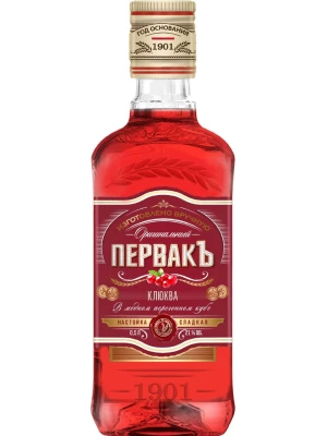 Настойка Русский Север, Первакъ Клюква, настойка сладкая 0.5 л