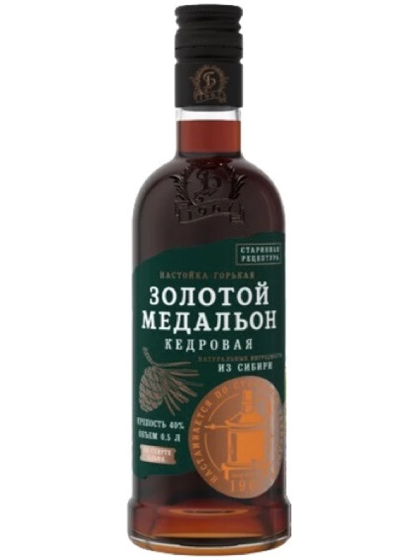 Золотой Медальон Кедровая, Настойка горькая