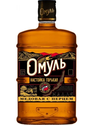 Настойка АПК, Омуль Медовая с перцем, настойка горькая 0.25 л