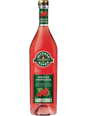 Настойка Зеленая Марка Красная Смородина, настойка сладкая 0.5 л