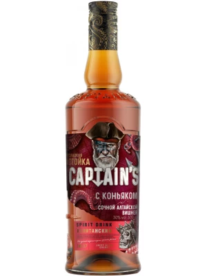 Настойка Captain's with Cognac and Juicy Altay Cherry 0.5 л