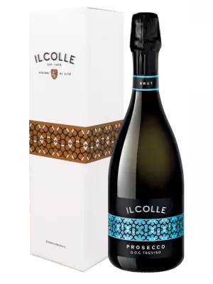 Просекко Il Colle Prosecco Treviso DOC Brut, gift box 0.75 л