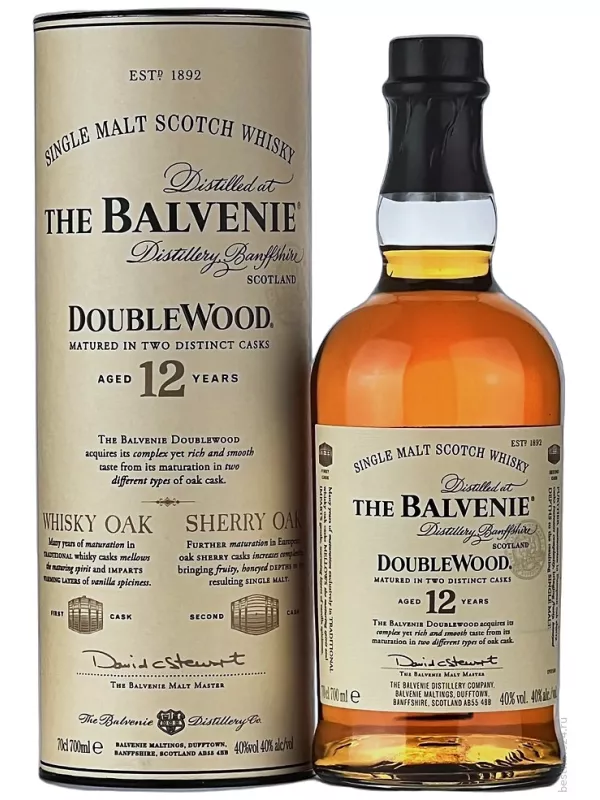 Balvenie Doublewood 12 Years Old, gift tube