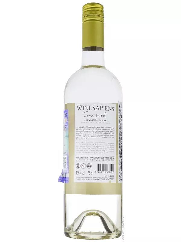 Winesapiens Sauvignon Blanc Semi-Sweet