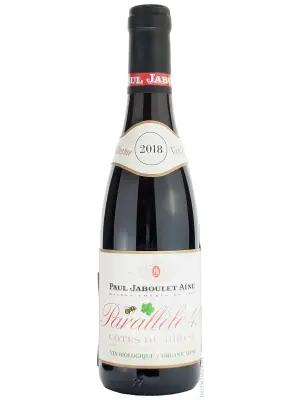 Вино Paul Jaboulet Aine, Parallele 45 Rouge, Cotes du Rhone 2018, 0.375 л