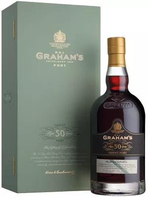 Портвейн Graham's 50 Year Old Tawny Port, wooden box 0.75 л
