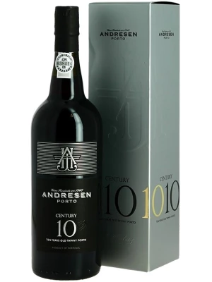 Портвейн Andresen, Century 10 Year Old Tawny Port, gift box 0.75 л