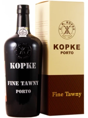 Портвейн Kopke, Fine Tawny Porto, gift box 0.75 л