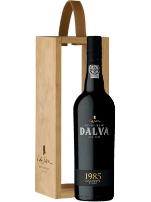Портвейн Dalva Colheita Porto, wooden box 1985 0.75 л