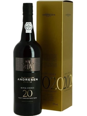 Портвейн Andresen, Royal Choice 20 Year Old Tawny Porto, gift box 0.75 л