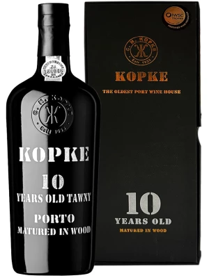 Портвейн Kopke, 10 Years Old Porto, gift box 0.75 л