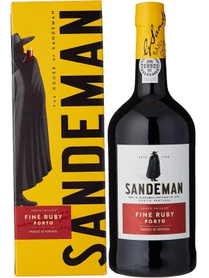 Портвейн Sandeman, Fine Ruby Porto, Douro DOP, gift box 0.75 л
