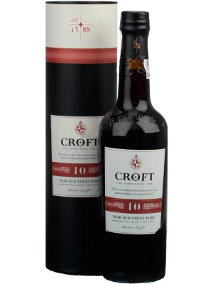 Портвейн Croft, Tawny Port 10 Years Old, gift tube 0.75 л
