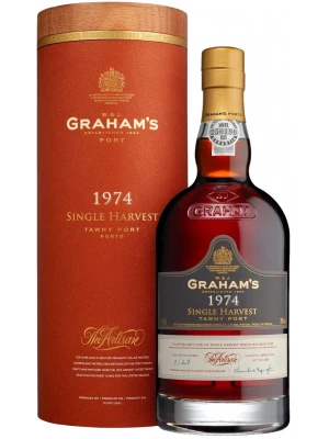 Портвейн Graham's, Single Harvest Tawny Port, gift tube 1974 0.75 л