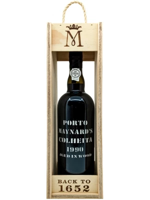 Портвейн Maynard's Colheita Porto, wooden box 1990 0.75 л